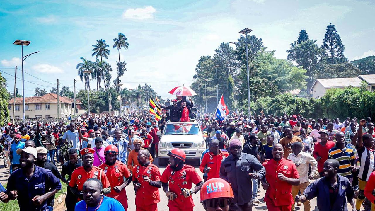 Bobi Wine Arrives in Kibaale to a Massive, Electrifying Crowd
