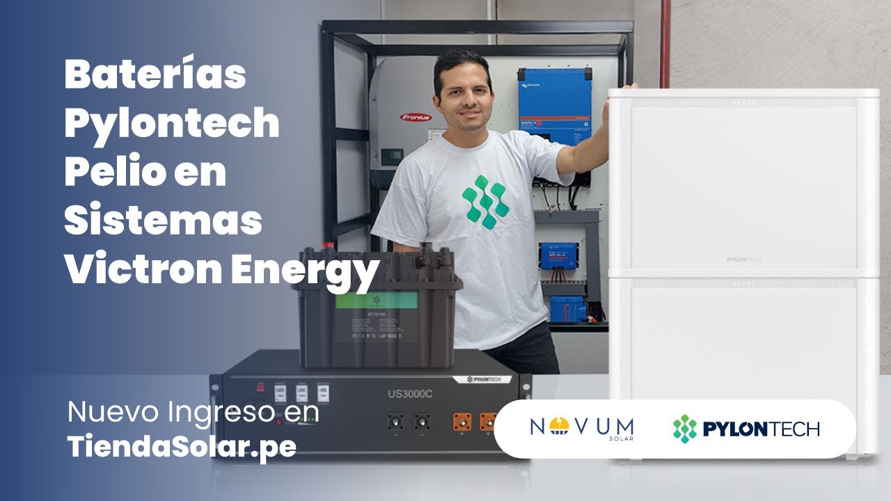 Baterías Pylontech Pelio en Sistemas Victron Energy