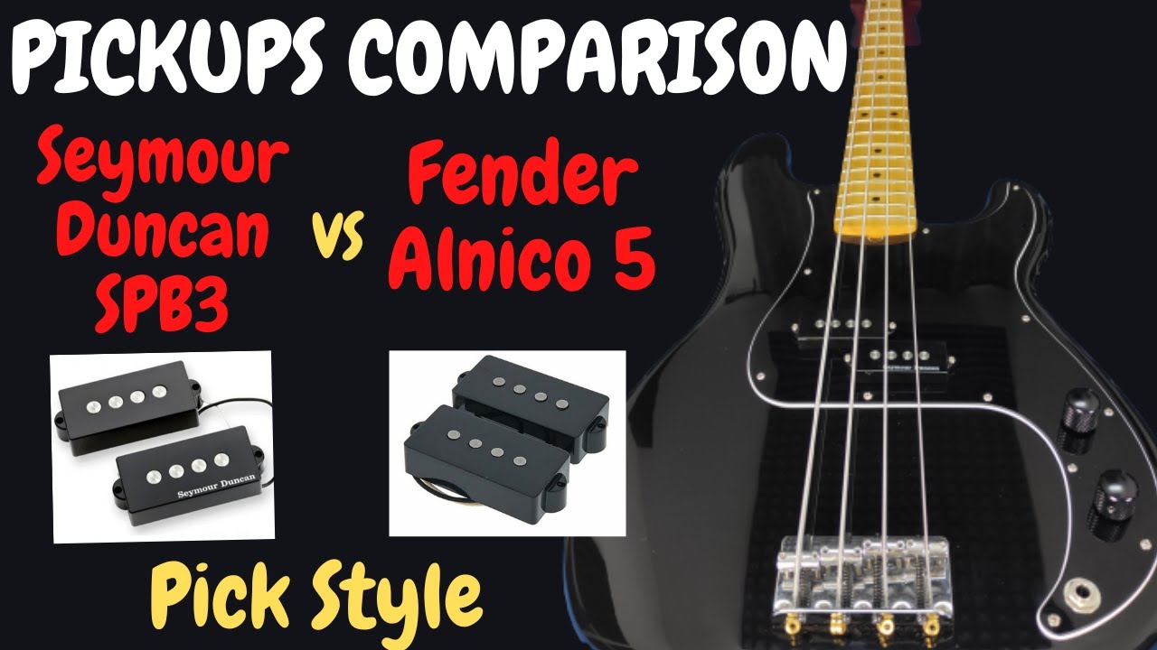 Fender Alnico 5 vs Seymour Duncan Spb3 - Comparison (pick style)