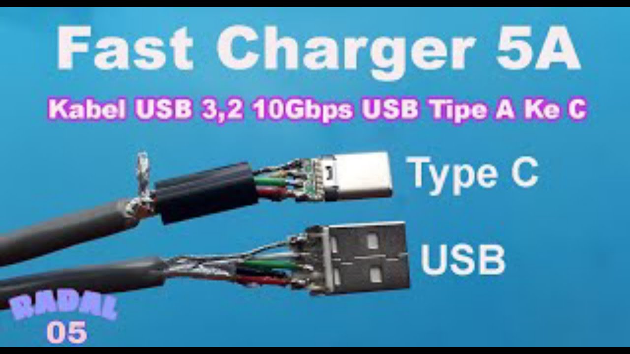 Как сделать быстрое зарядное устройство USB 3.2 10Gbps Cable USB Type A to C