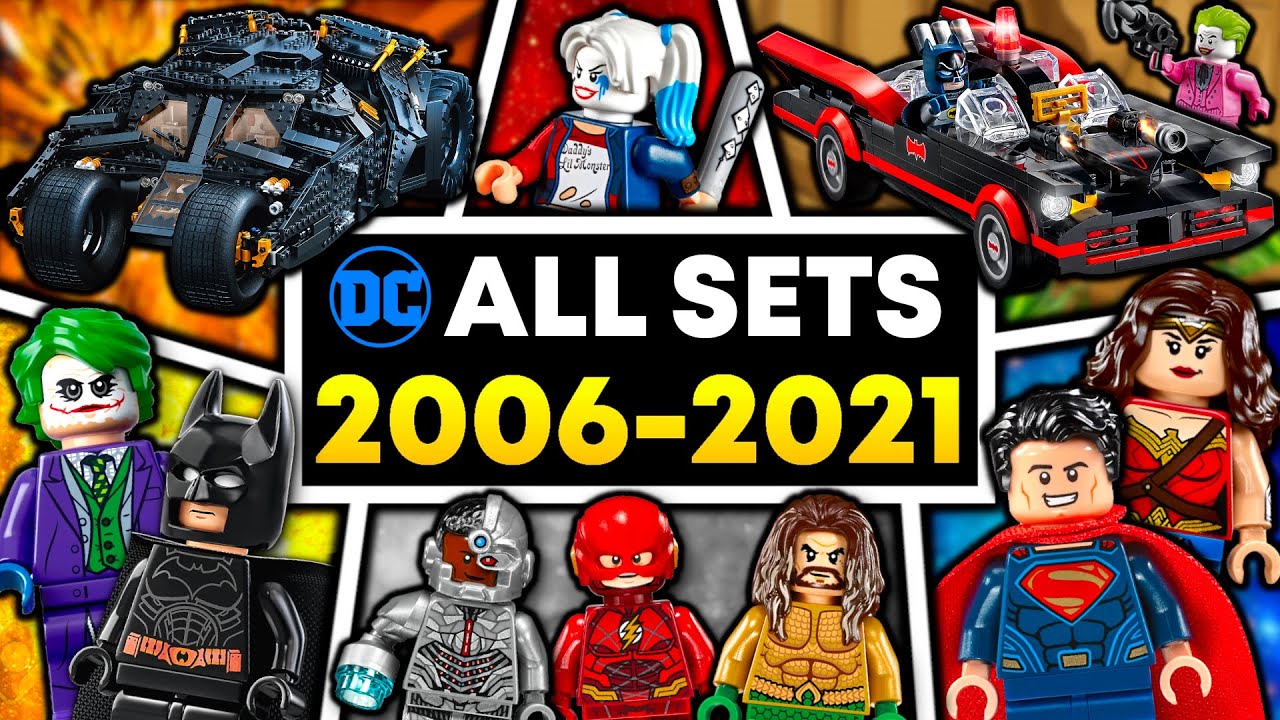 Все наборы LEGO DC Superheroes, КОГДА-ЛИБО СОЗДАННЫЕ в 2006&ndash;2021 гг.