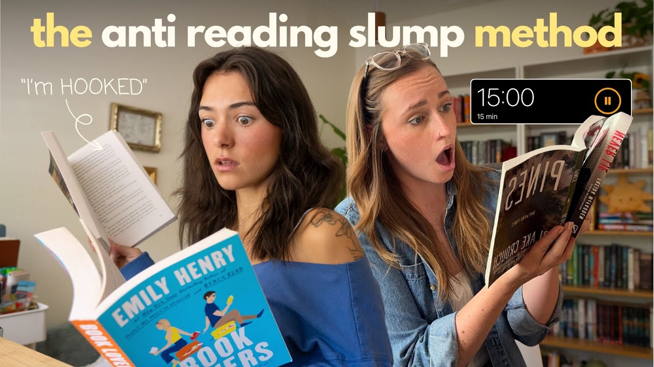 Which book HOOKED us in 15 minutes? A proven method to getting out of a reading slump