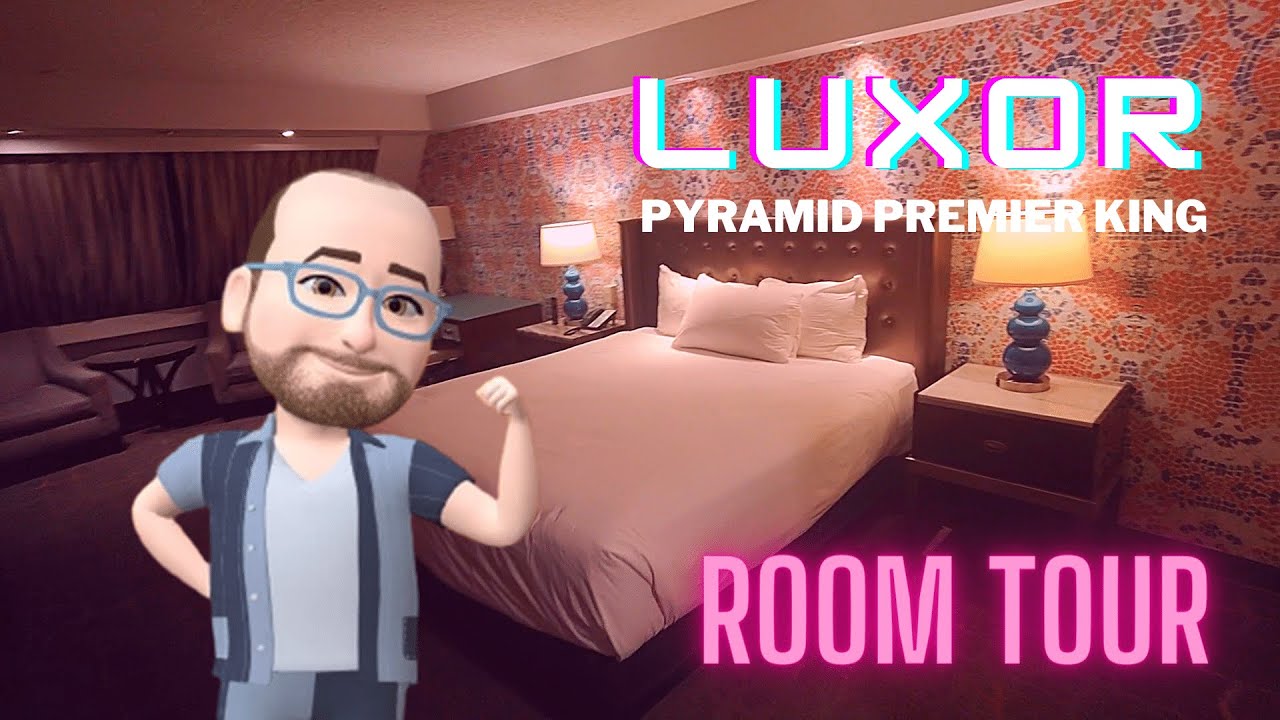 Luxor Pyramid Premier King Room Tour