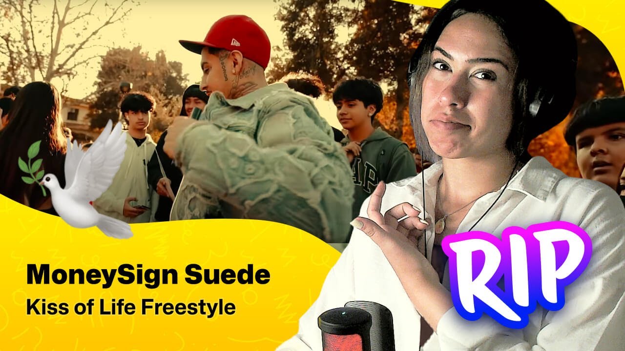 Reaction ▷  MoneySign Suede  - Kiss of Life Freestyle