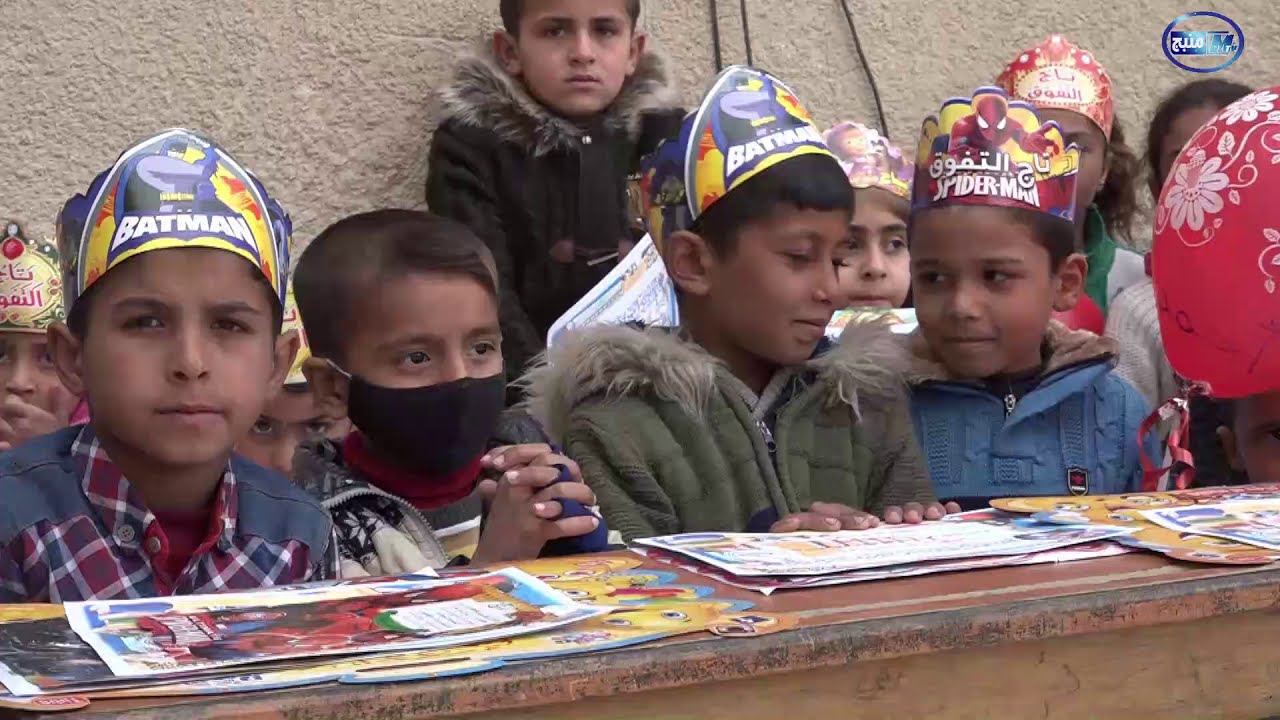 حفل تكريم الطلاب المتفوقين في مدرسة محمد راغب هارون في مدينة منبج