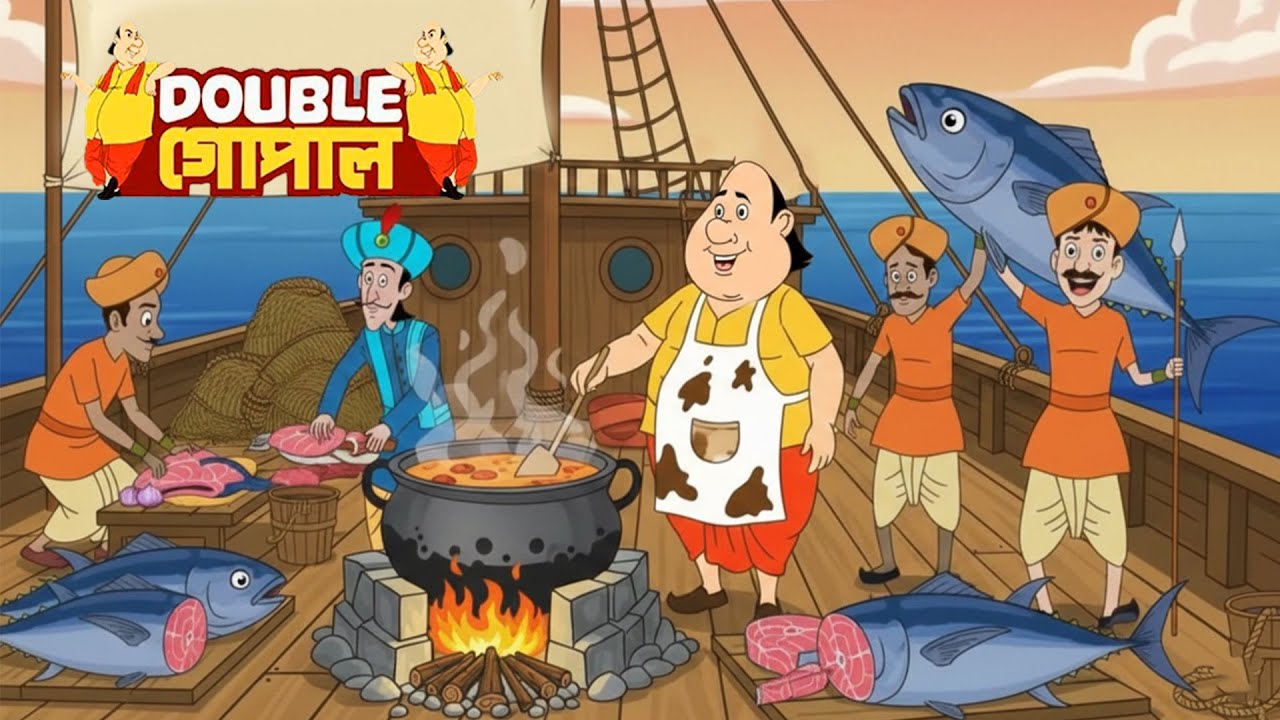 গোপাল জাহাজে মাছের তরকারি বানাত | Gopal Bhar (Bengali) | গোপালভাঁড় | Fun With Gopal