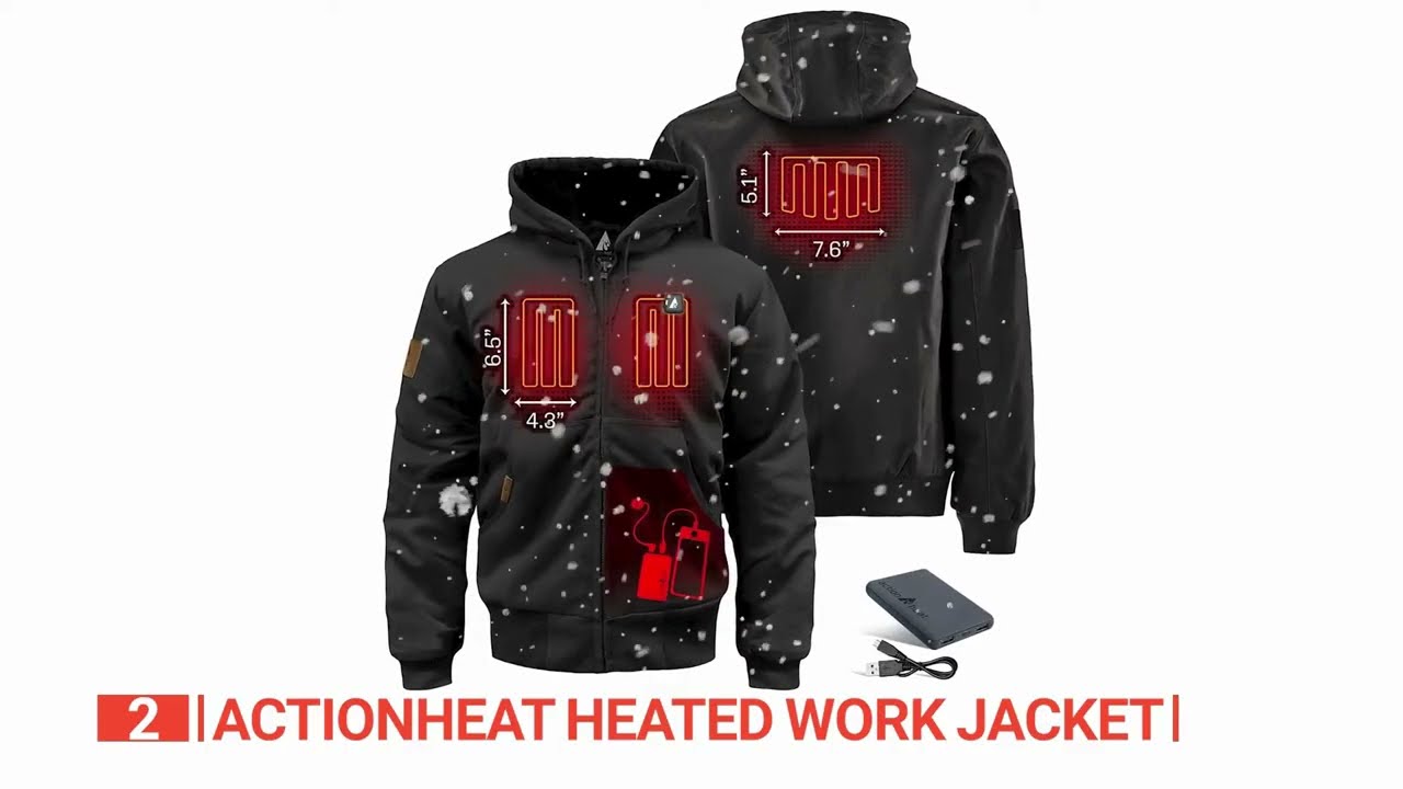 ActionHeat Heated Work Jacket — Stay Warm, Work Smarter