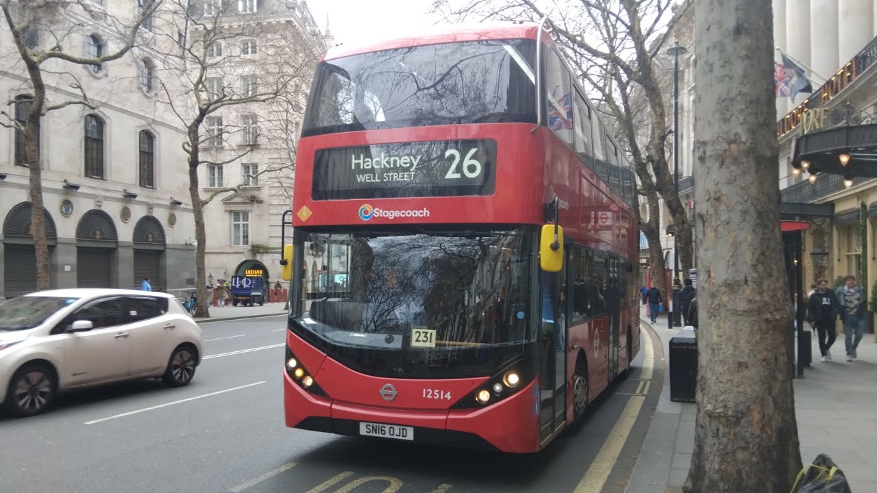 (Diverted to Waterloo Bridge) - Diversion Journey on - 12514e - SN16OJD - on Route 26  - 15/03/2026
