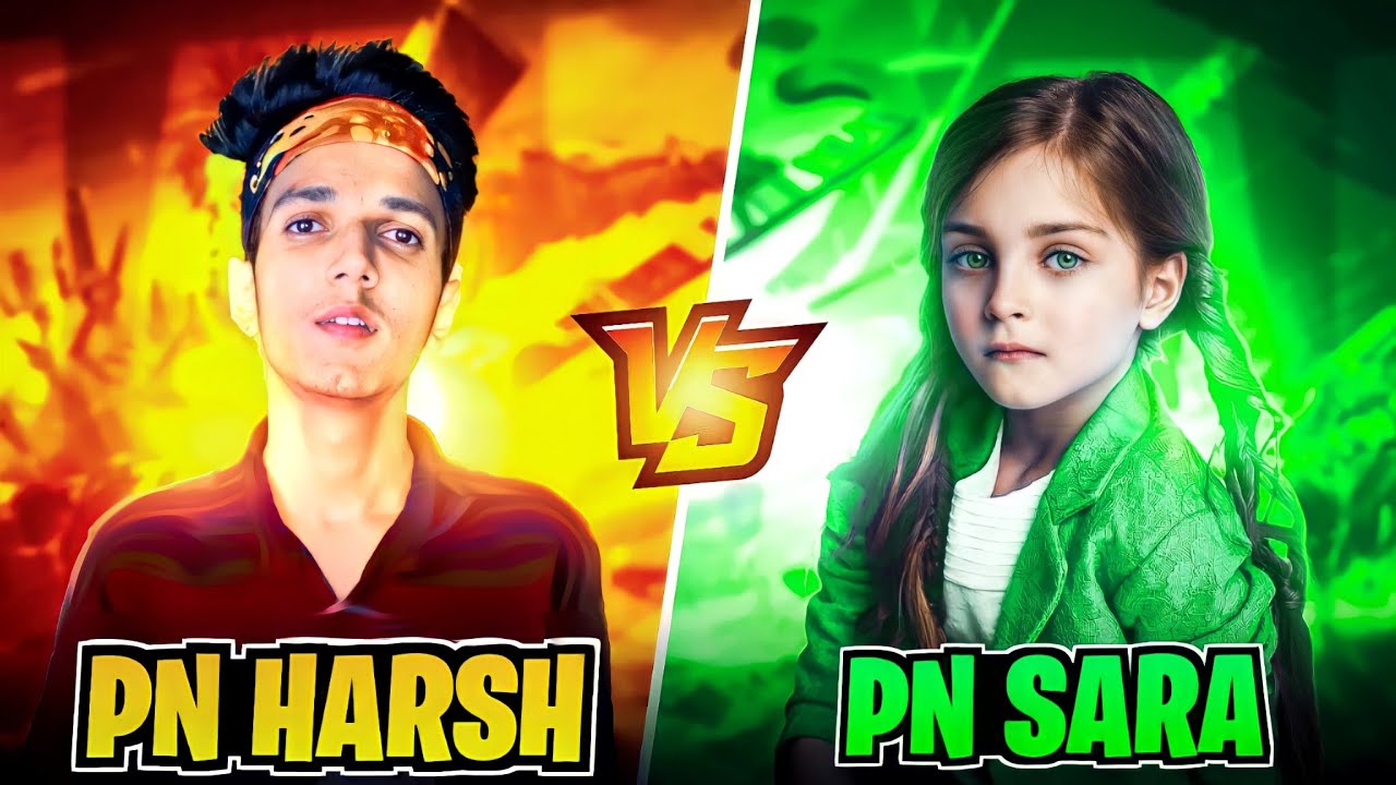 I Challenged 9 Year's Old Girl For 1vs1 || PN SARA vs PN HARSH 😂 Funniest Battle - Garena Free Fire