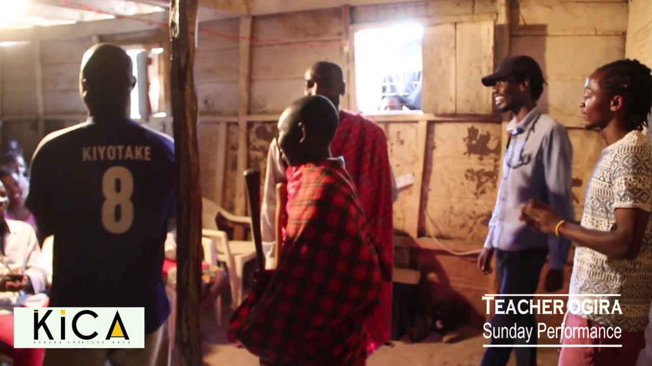 Teacher Ogira at KicaKibera Rehearsals || March 2018