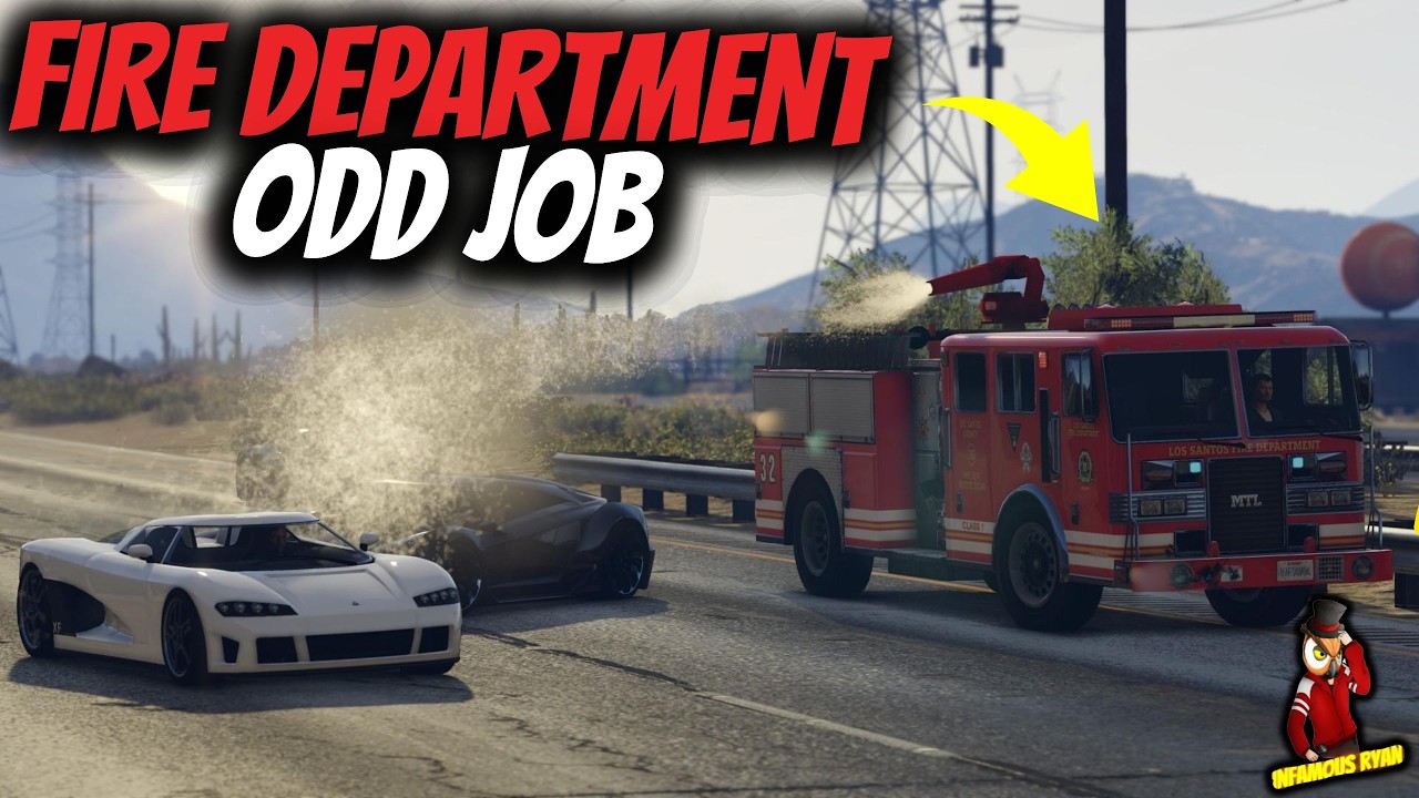 How to Become a Fire Fighter in GTA Online Fire Department Odd Job Guide