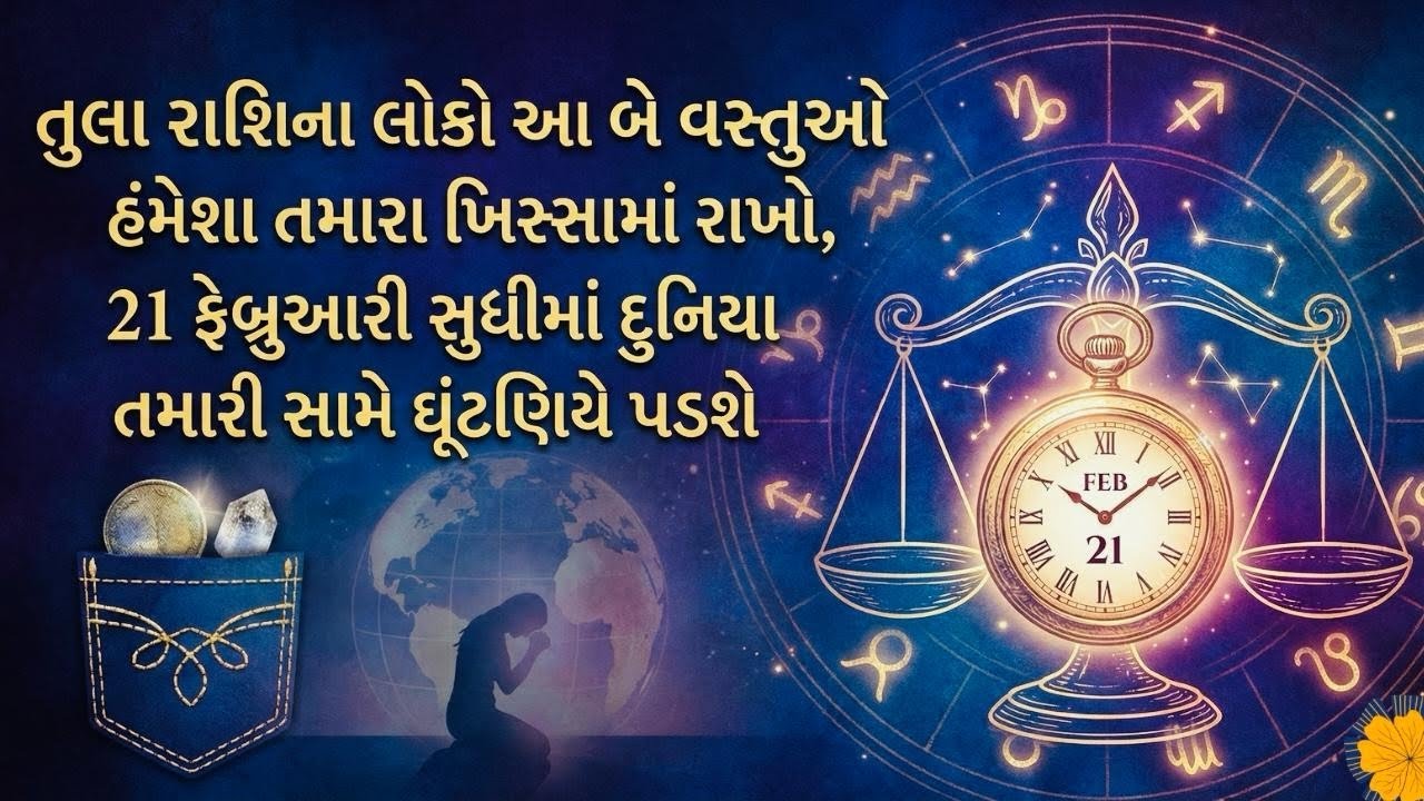 તુલા રાશિના લોકો આ બે વસ્તુઓ તમારા ખિસ્સામાં રાખો, 21 ફેબ્રુઆરી દુનિયા તમારી સામે ઘૂંટણિયે પડશે