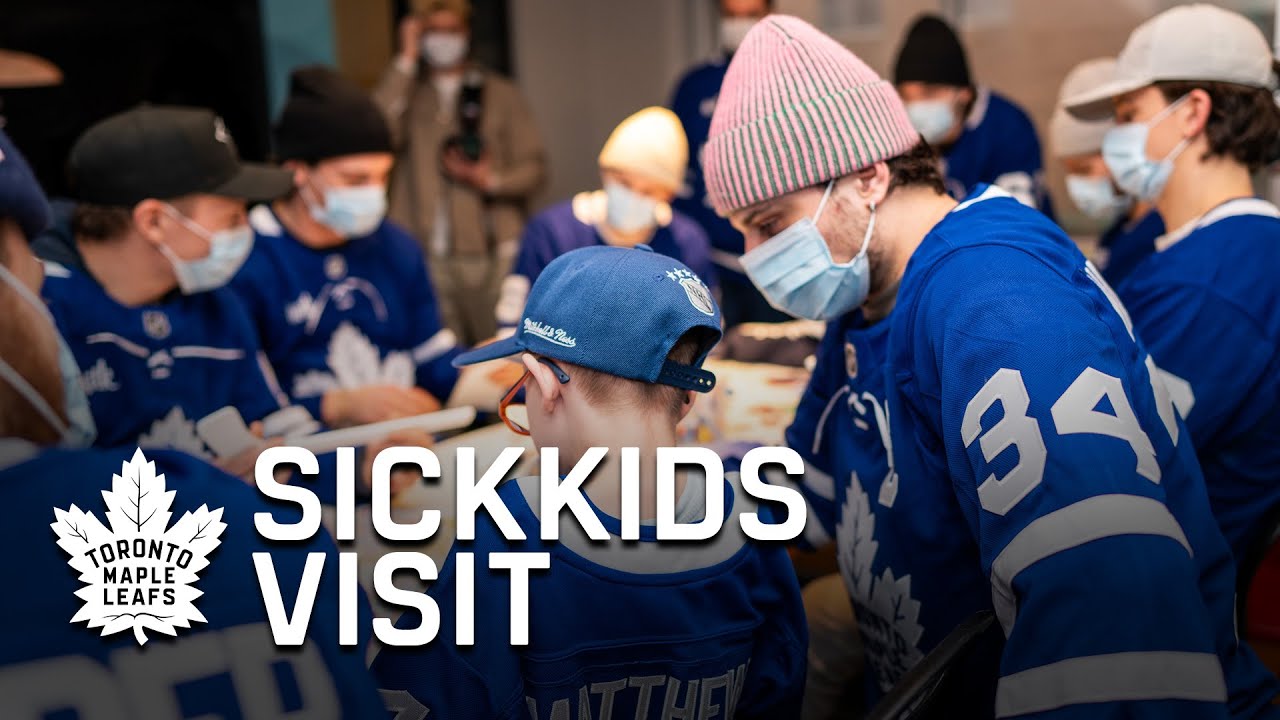 Heartwarming Legacy: Leafs Players Visit SickKids Hospital