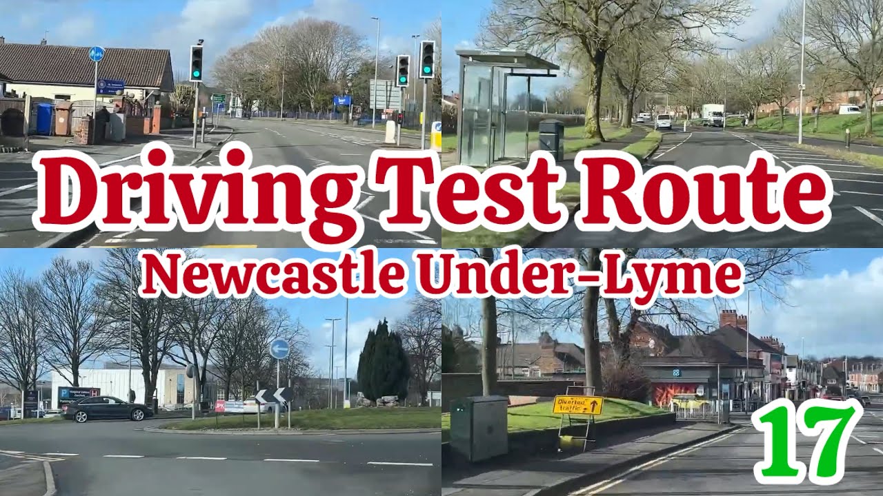 Driving Test Route 17 | Newcastle Under-Lyme | Stoke On Trent | 2025
