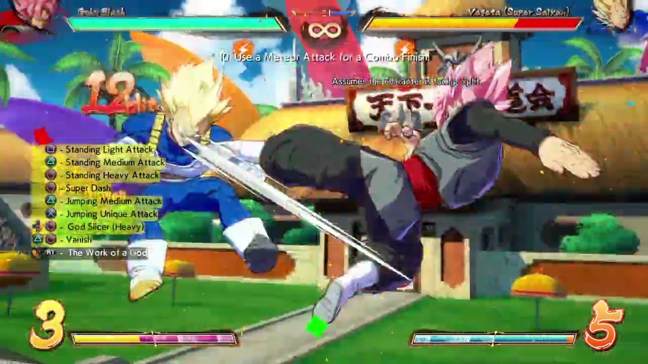 Goku Black combo 1