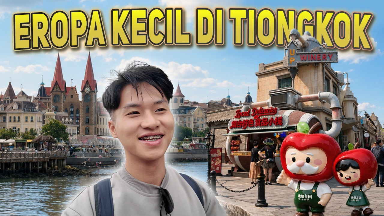 Kayak di EROPA😱⁉️Kota Serba APEL🍎 Kota Yantai di Provinsi SHANDONG, Tiongkok sisi Utara🇨🇳 中国山东省烟台市