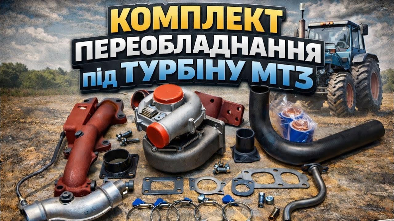 🚜Комплект переобладнання під турбіну на трактор МТЗ🚜