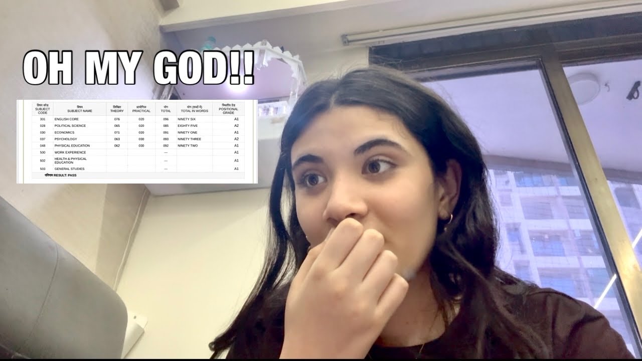 reacting to my class 12 cbse board result *OH MY GOD*