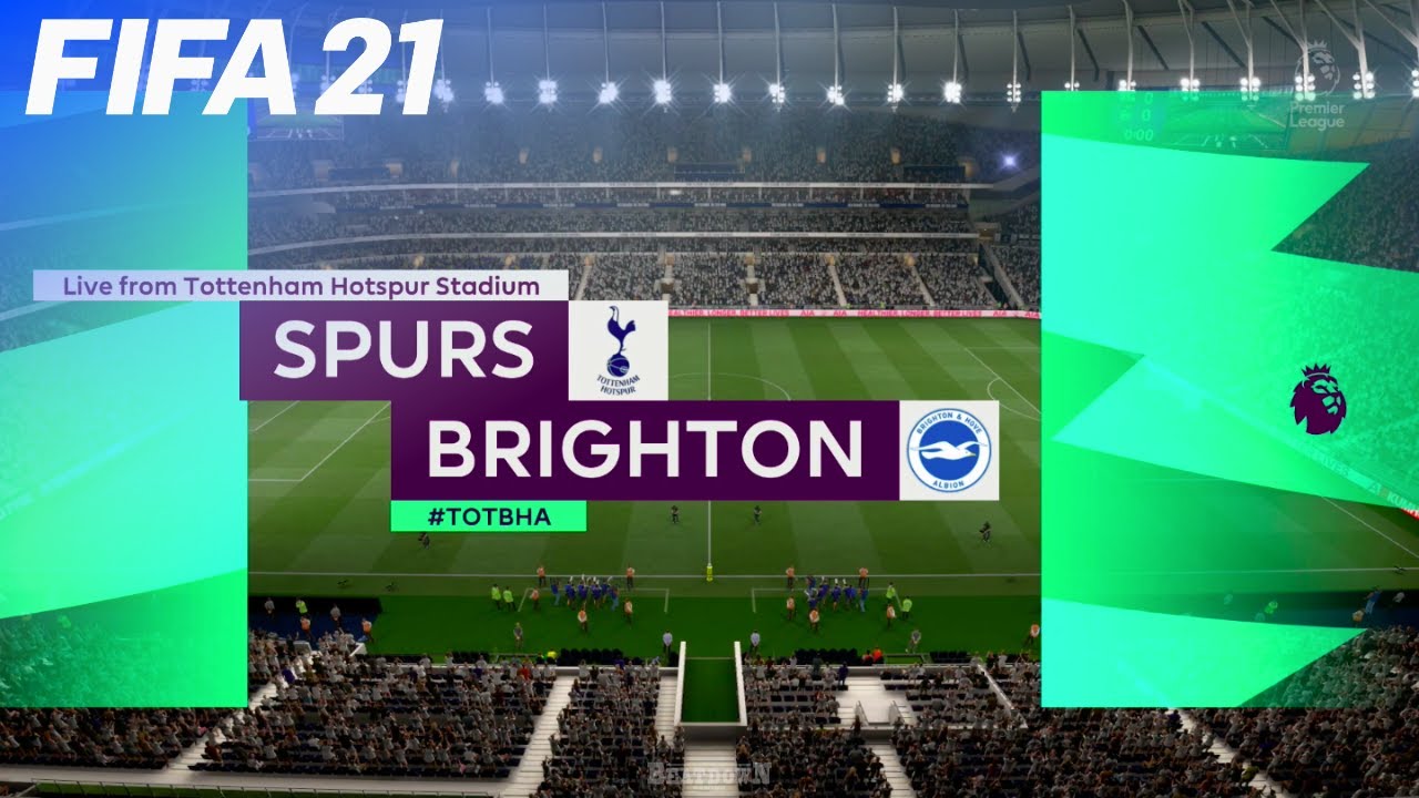 FIFA 21 - Tottenham Hotspur vs. Brighton & Hove Albion @ Tottenham Hotspur Stadium