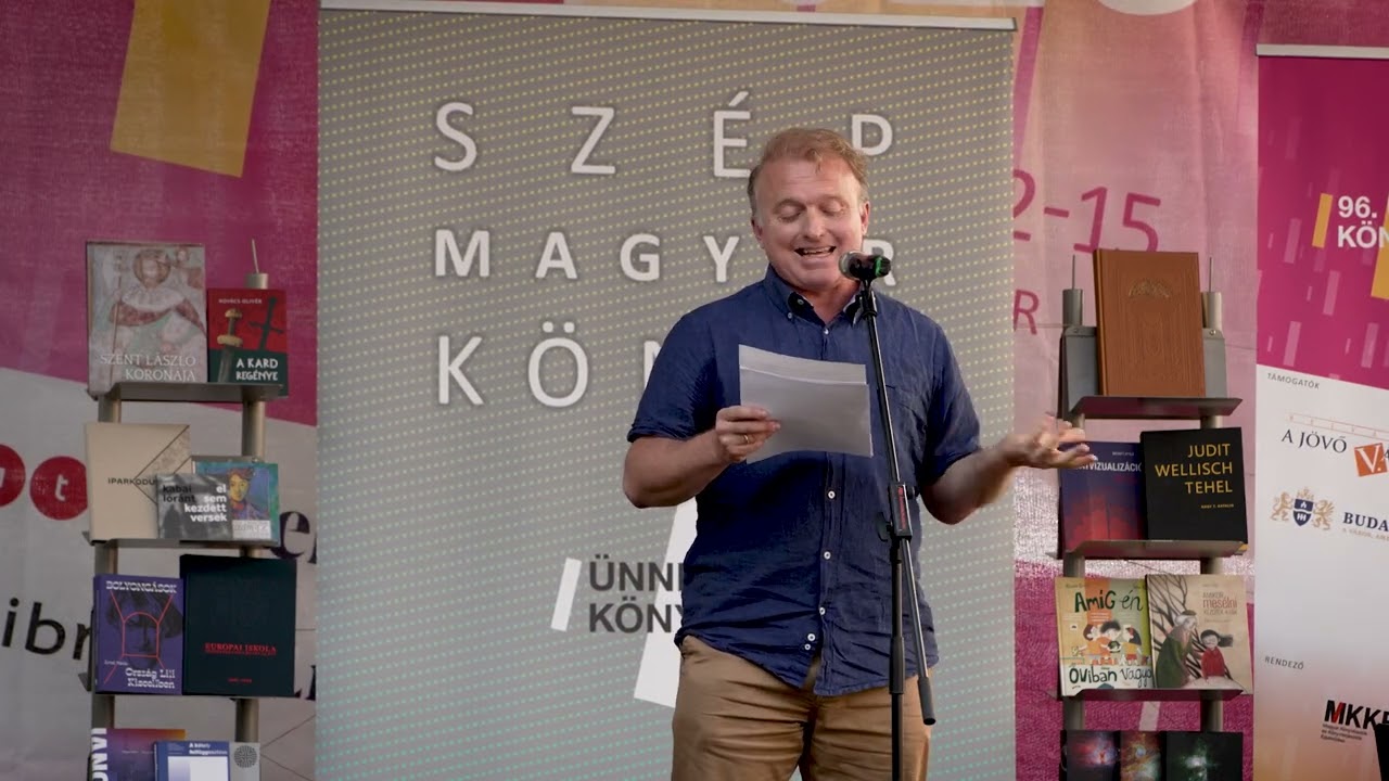 Sós kávét kortyolva – Lackfi János ünnepi könyvheti megnyitóbeszéde