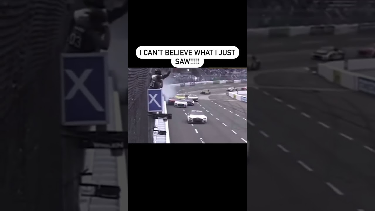The most majestic moment in Racing history what you think is it cheating or genius? #racing #nascar