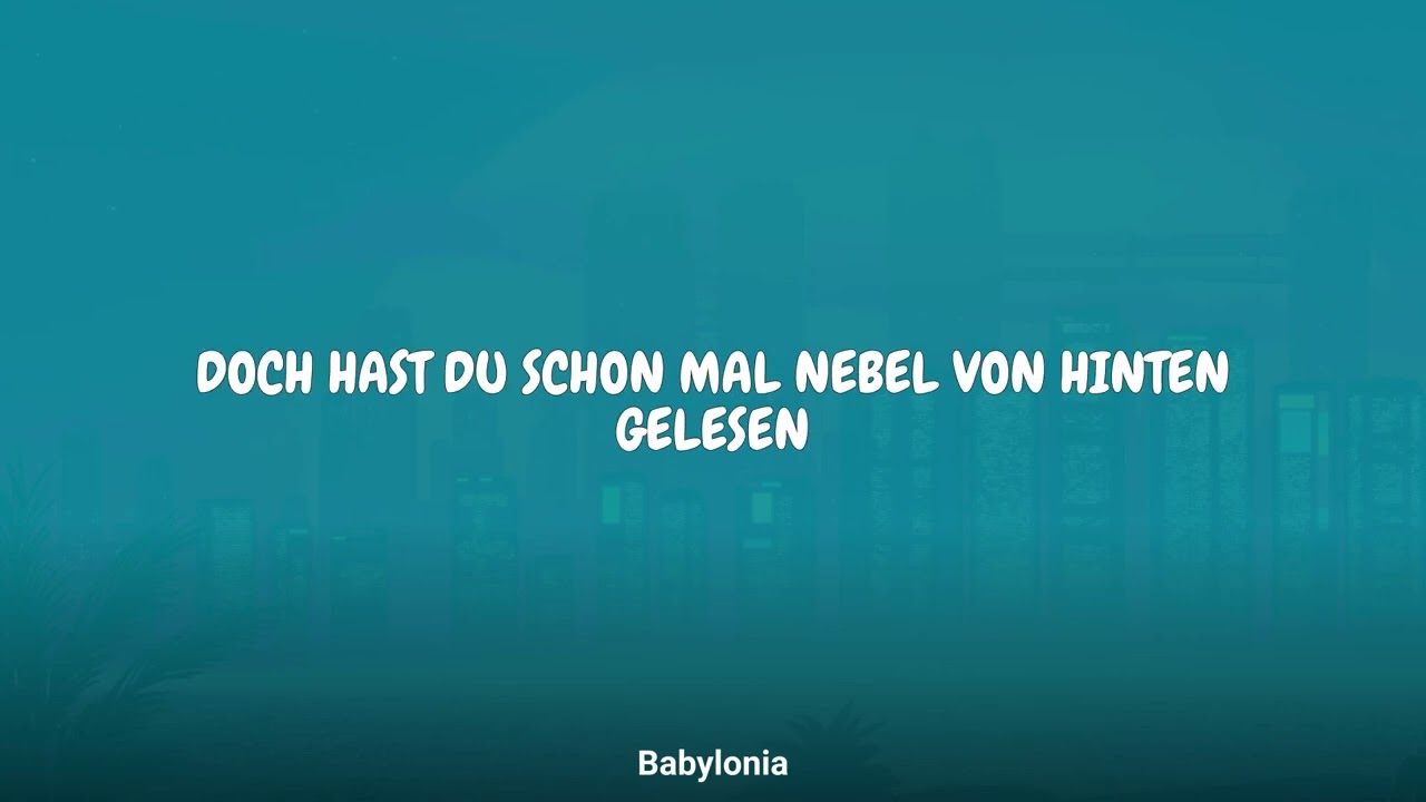 Marteria - Babylonia (Lyrics)