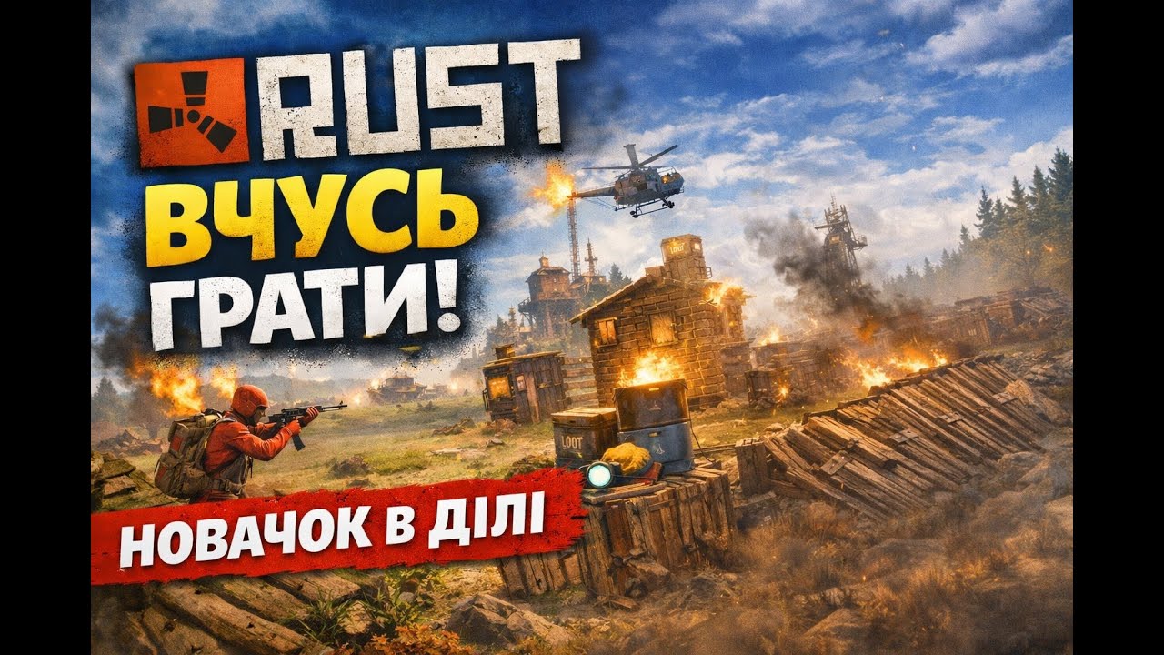 НОВАЧОК В RUST ПРОТИ СЕРВЕРА БЕЗЖАЛЬНИХ ГРАВЦІВ