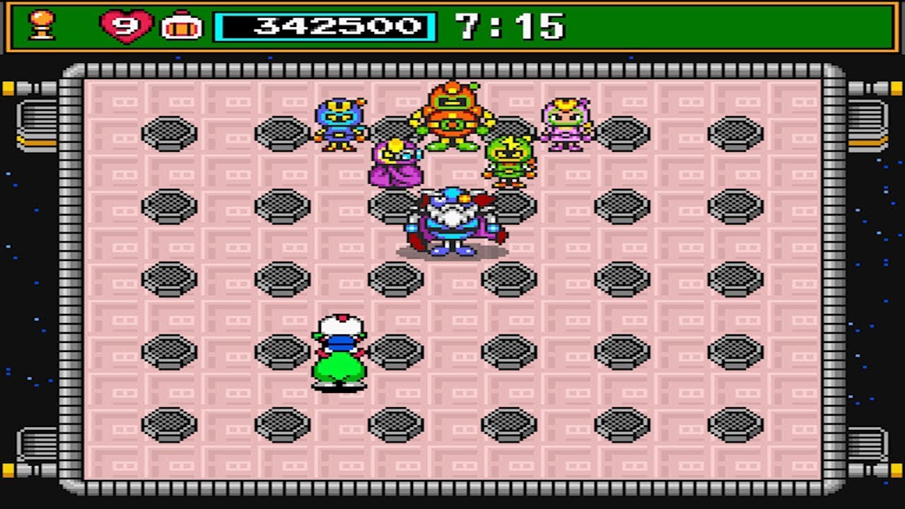 Super Bomberman 3: Normal Game: Final Boss & Ending (Bagura's Last Stand...?)