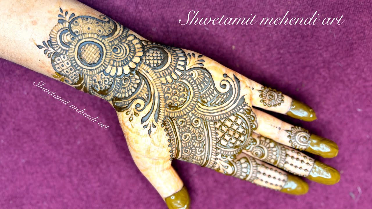 Front hand simple arebic mehendi tutorial video 2026,Shwetamit mehendi art 