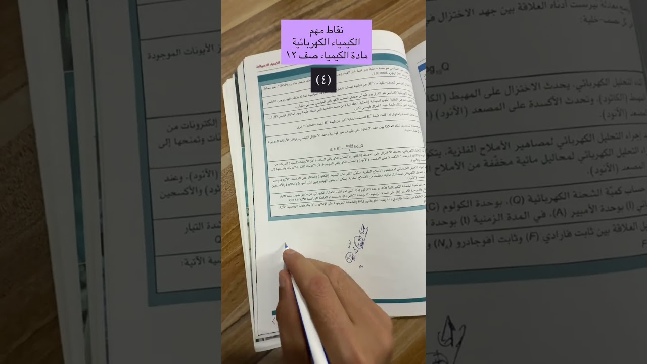 الكيمياء الكهربائية مادة الكيمياء صف ١٢ #دفعة_2026 #اكسبلور 