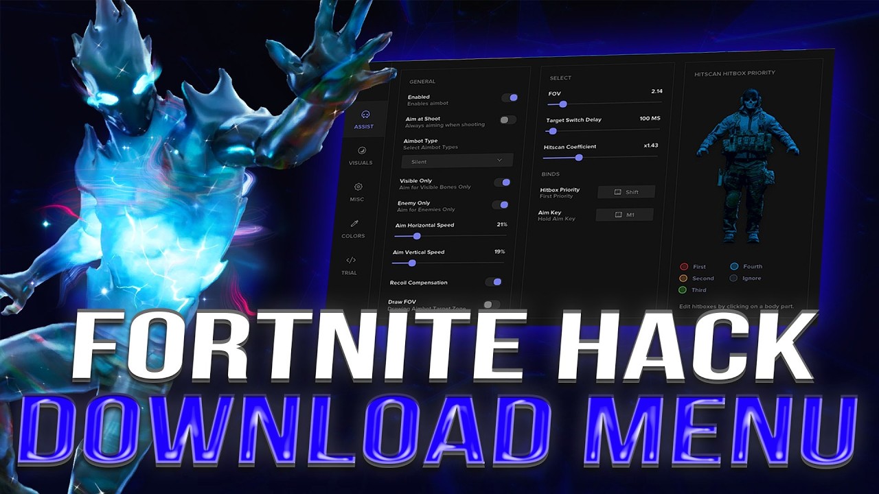 Fortnite Free Hack | BEST | Easy To Use | Swapper, AimBot, WallHack, Esp | FREE & UNDETECTED 2026