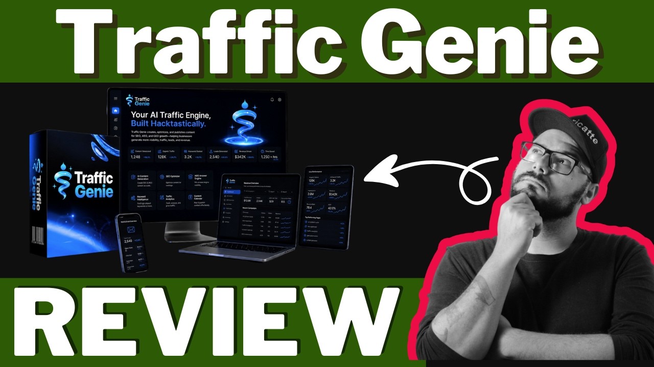 Traffic Genie Review 🔥 An Automated All-In-One SEO, AEO & GEO System?