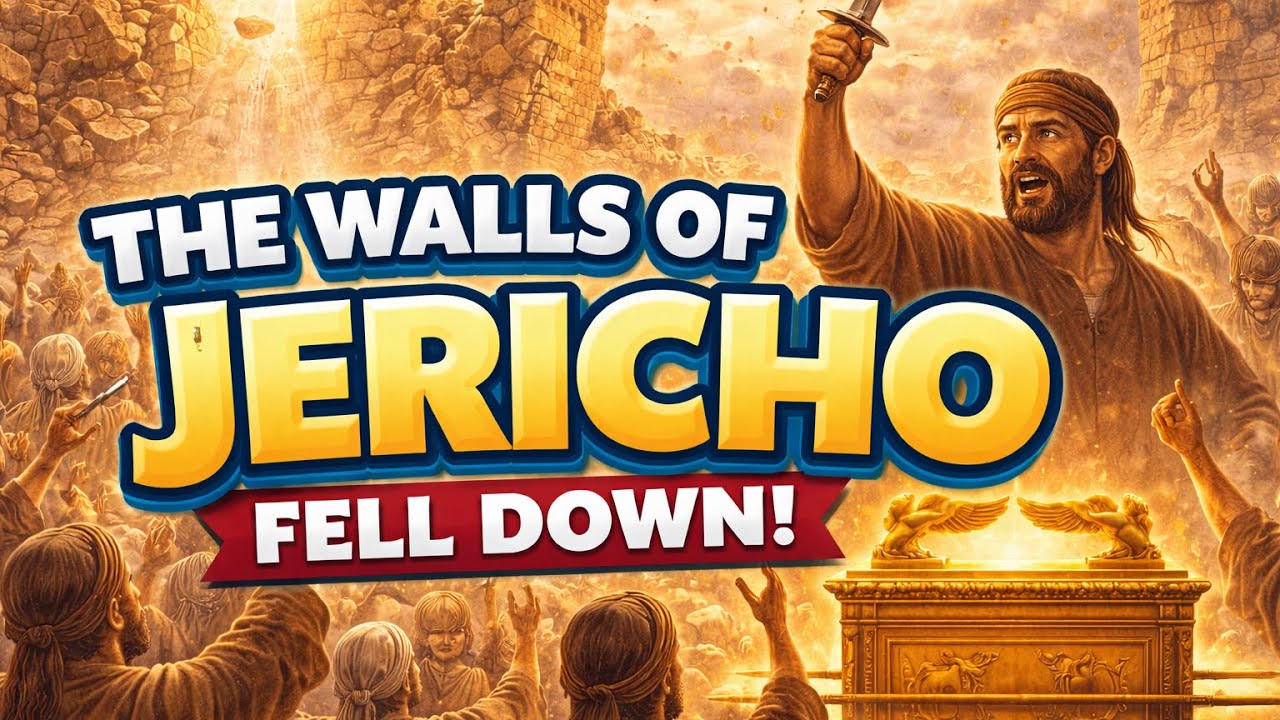 The Walls of Jericho Fell Down | Obedience Brings Victory | Bible Story Song (Joshua 5–6)