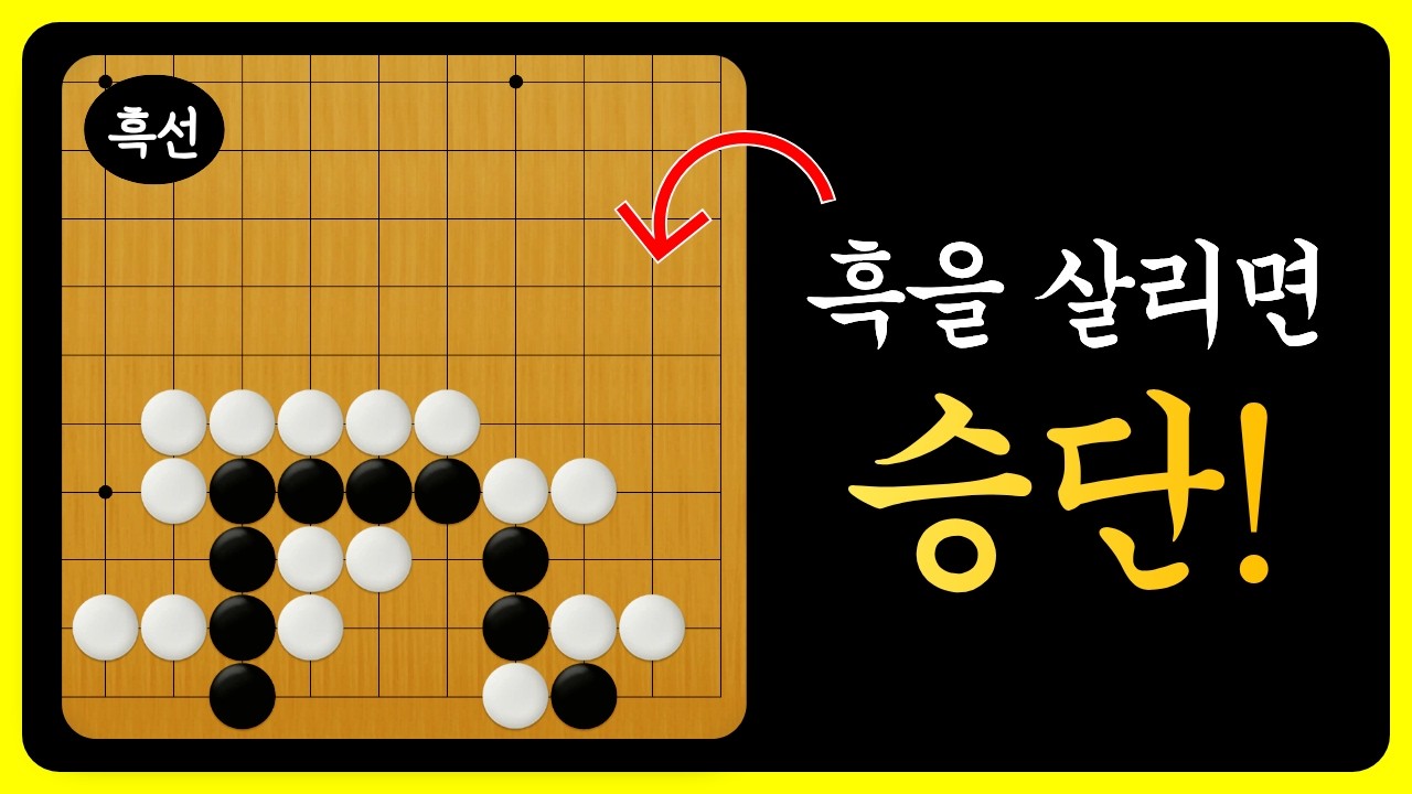 이게 산다고?! 흑을 살리는 묘수
