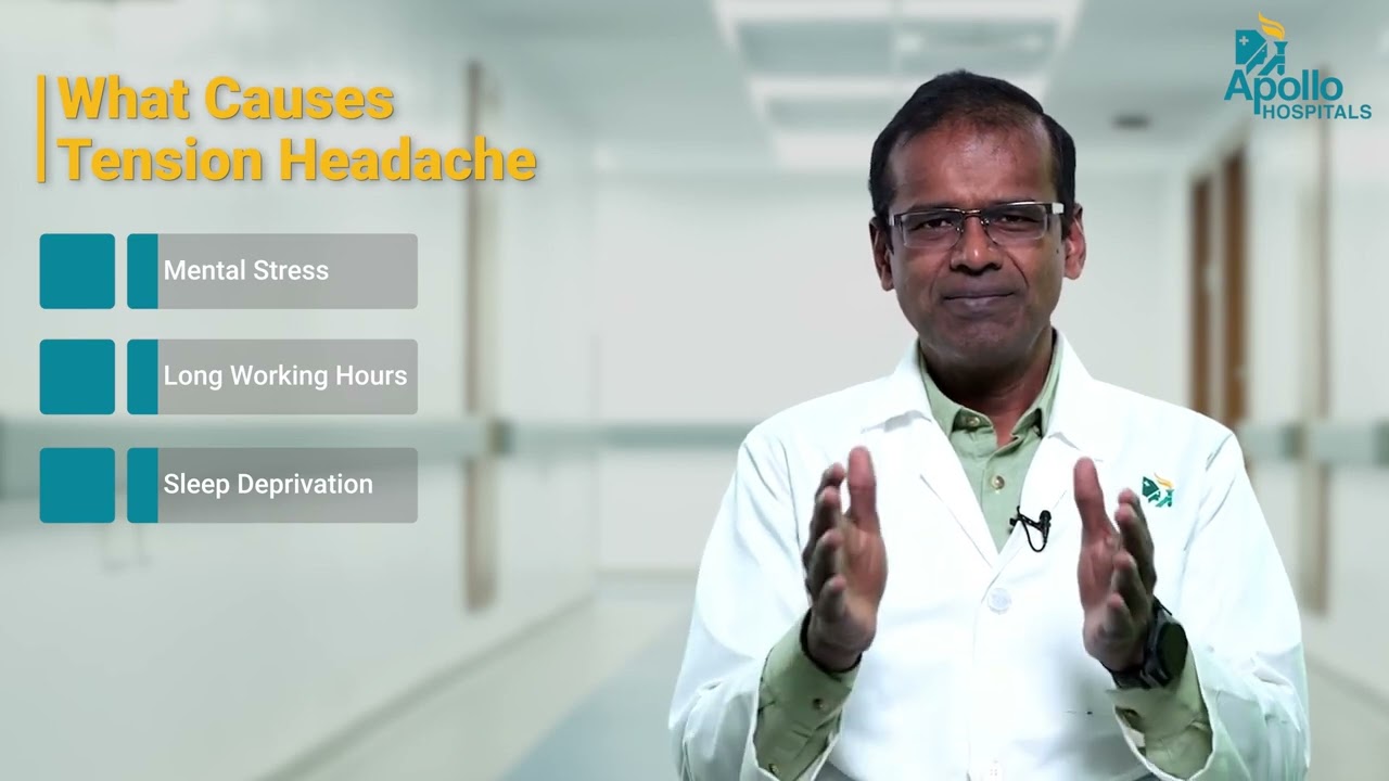 What causes tension headaches?