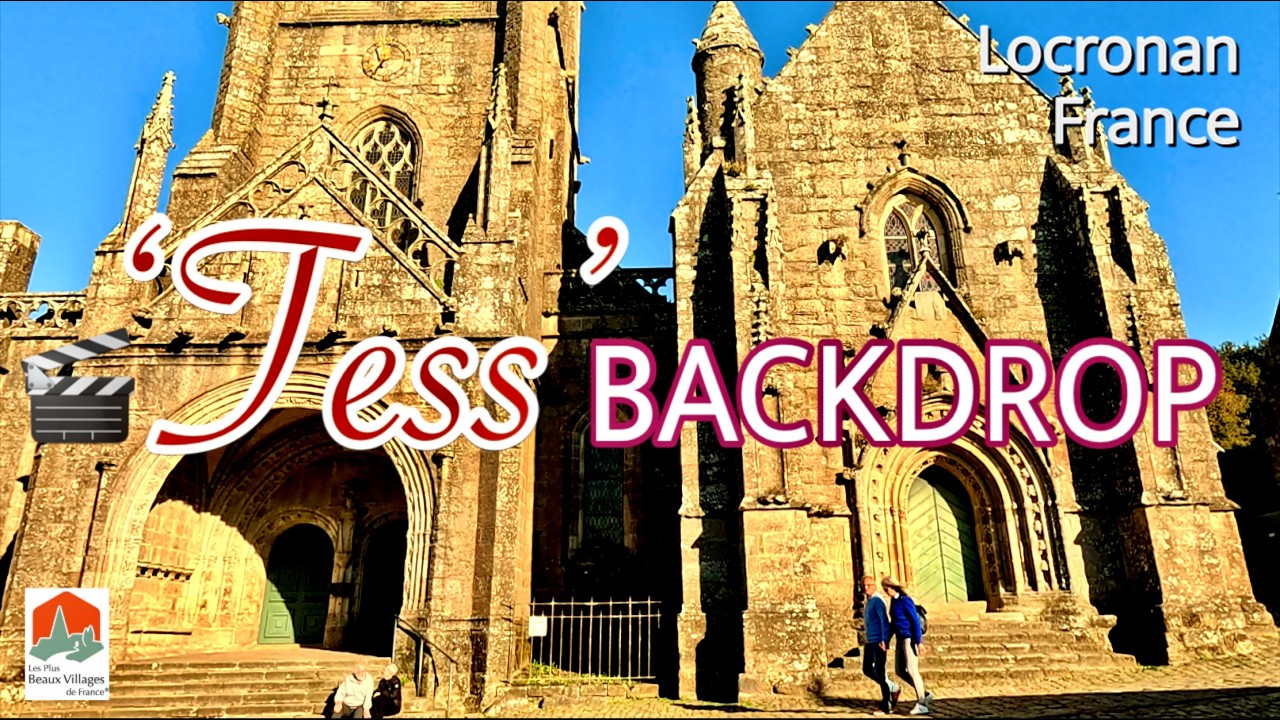 The movie 'Tess' backdrop. Locronan.4K.Gleaming architecture.'The Most Beautiful Villages of France'