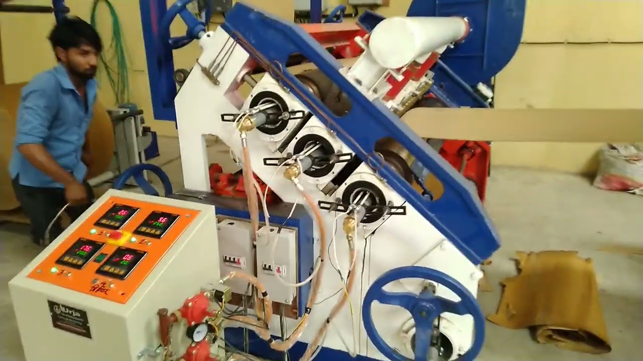 52" corrugation machine on gas heater 