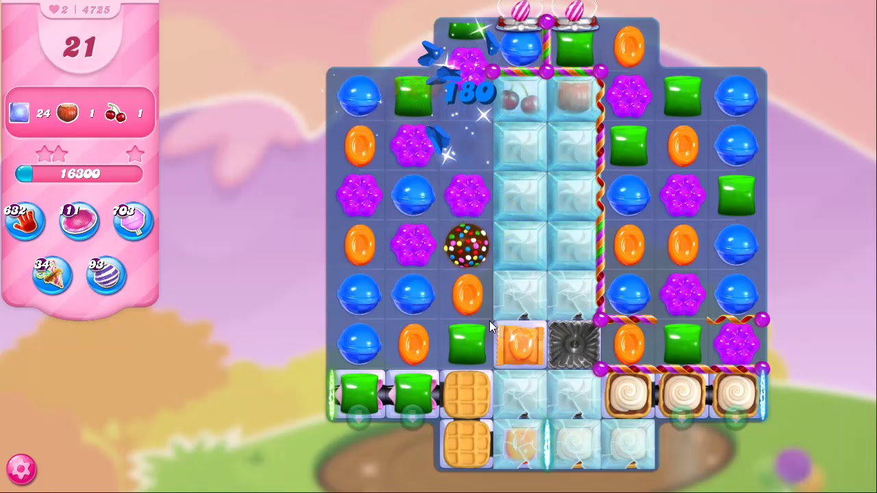 Candy Crush Saga Level 4725 NO BOOSTERS