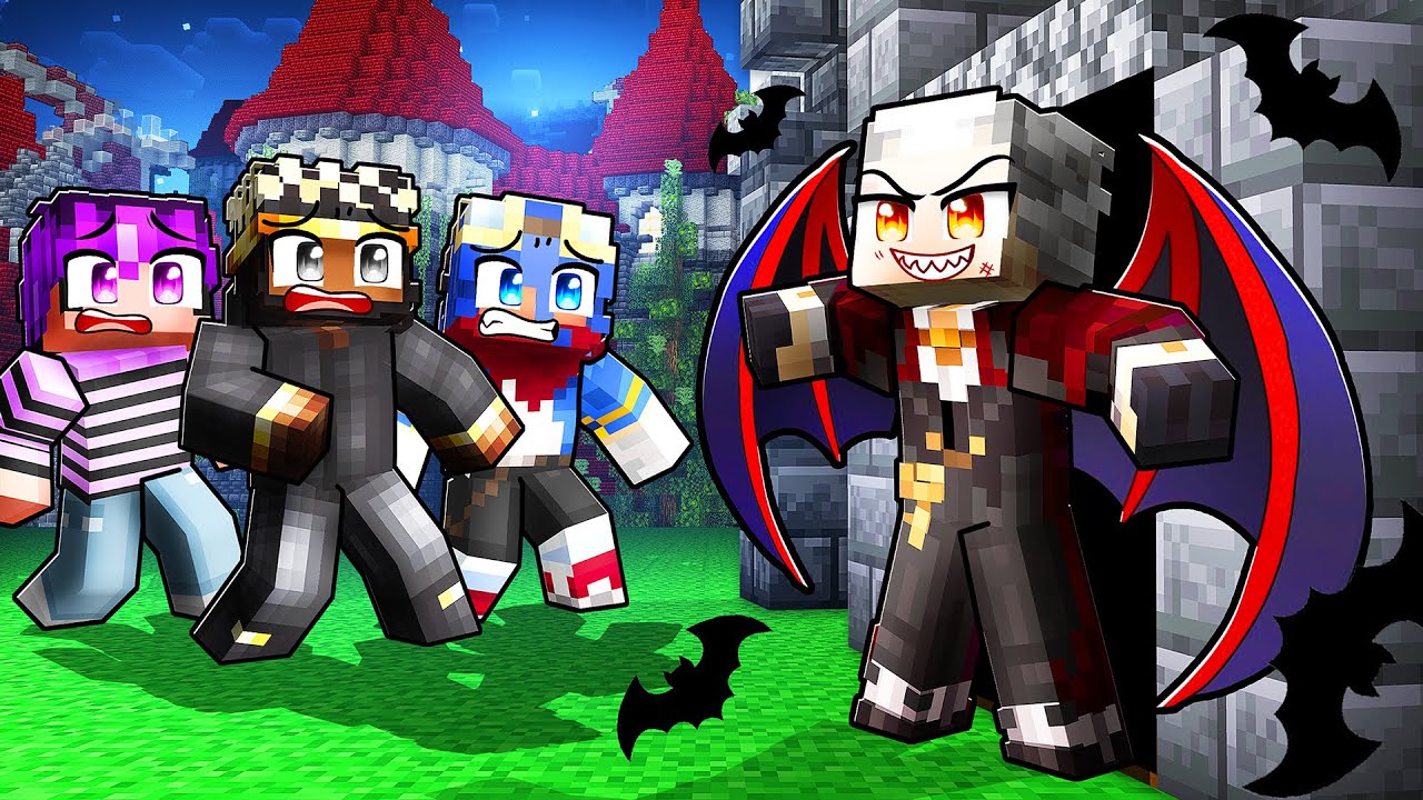 Sneaking into a VAMPIRE Castle... (Minecraft Shadowville) [7]