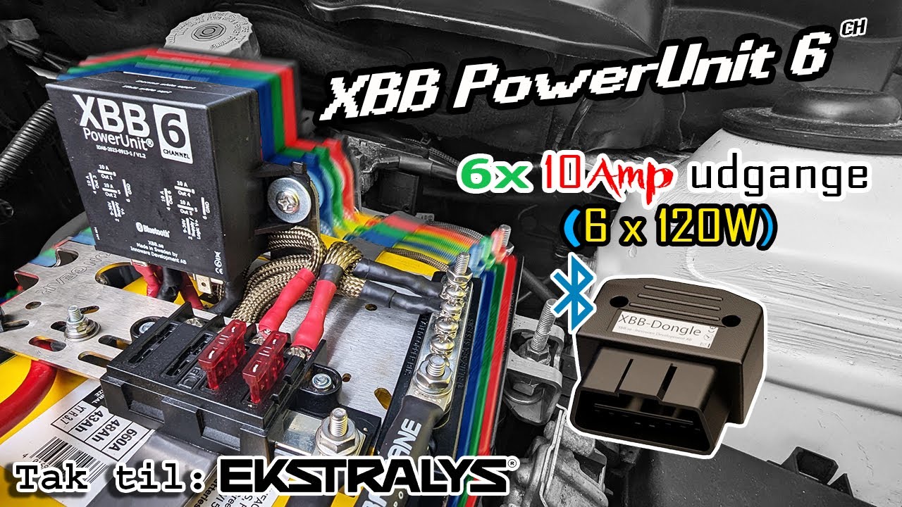 XBB PowerUnit 6 (Canbus-relæ) - Nemmere 
