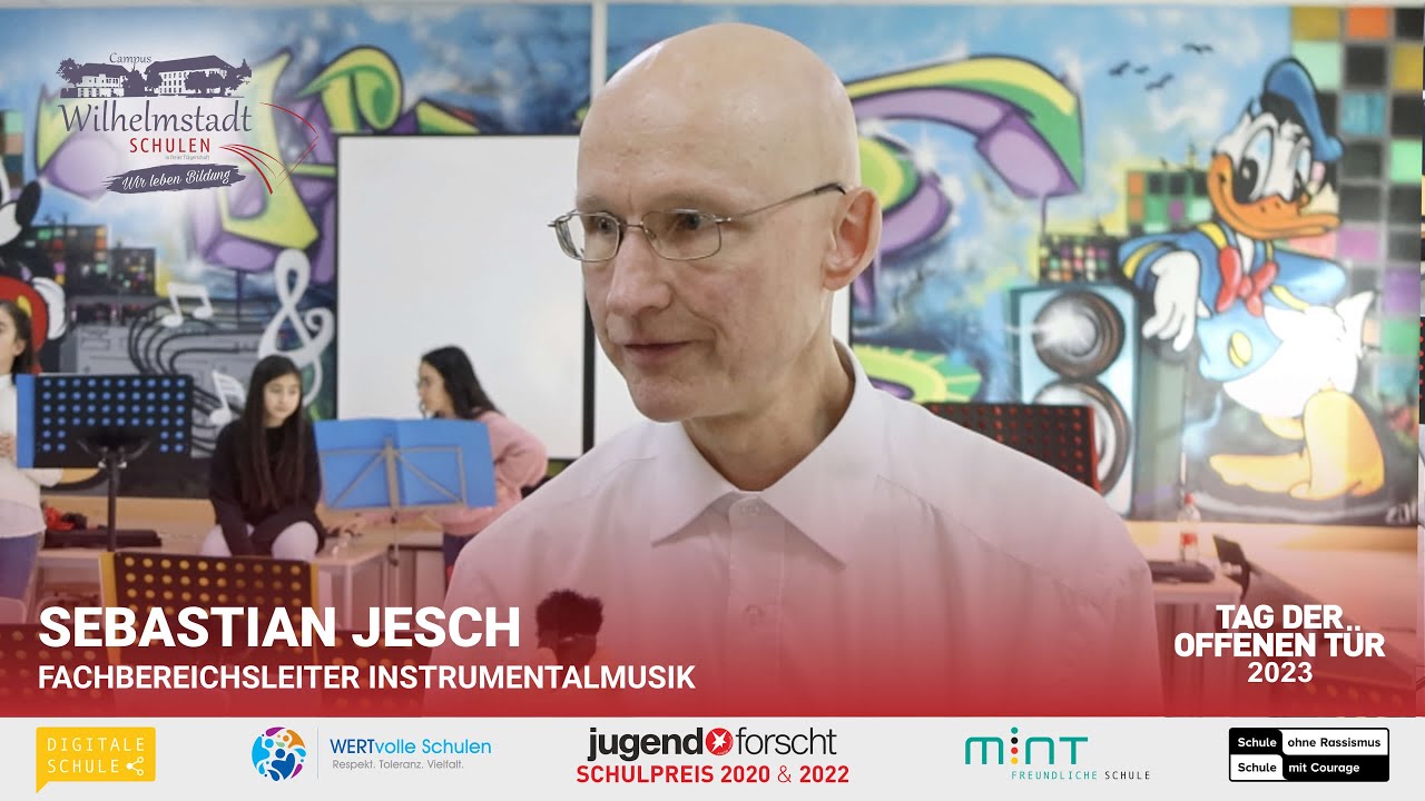 Fachbereichsleister Instrumentalmusik Sebastian Jesch | Campus Wilhelmstadtschulen
