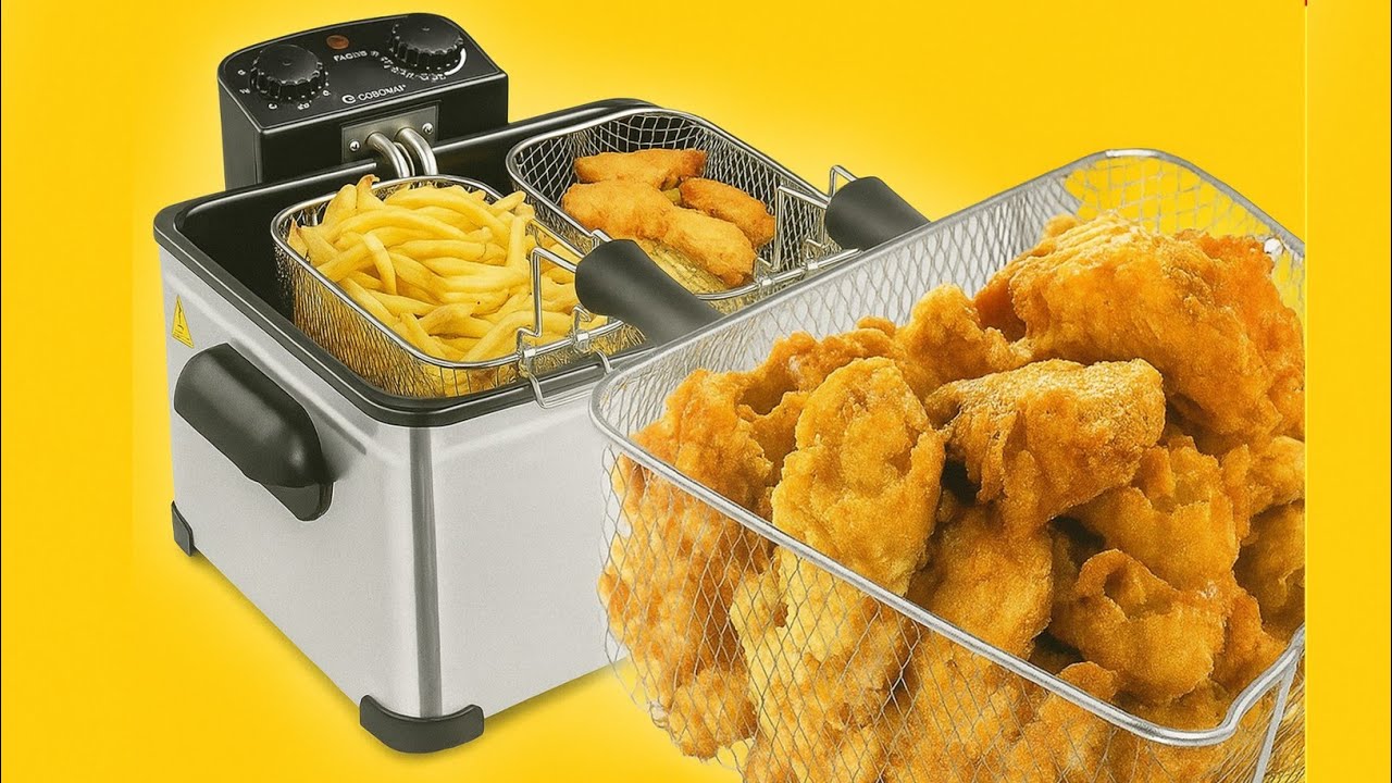 Costway Triple Basket Fryer 5.3QT