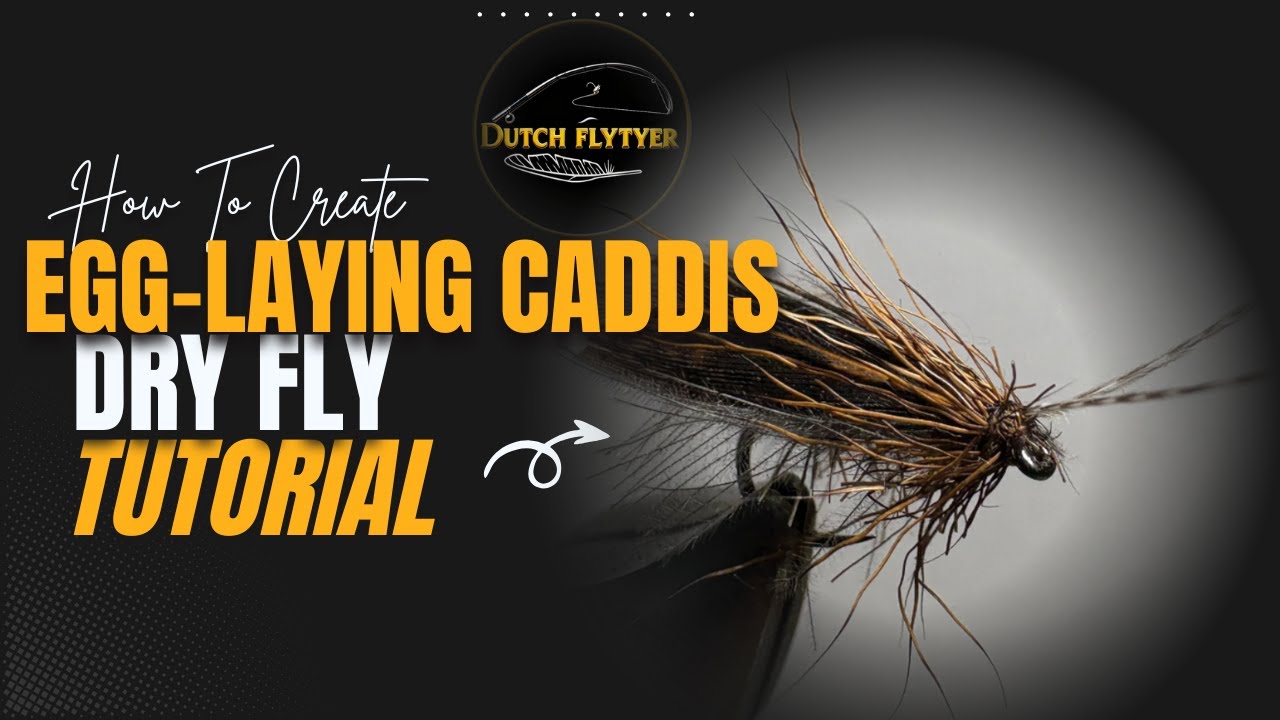 Egg-Laying Caddis Fly Tying Tutorial | CDC & Hen Wing Caddis Pattern for Trout