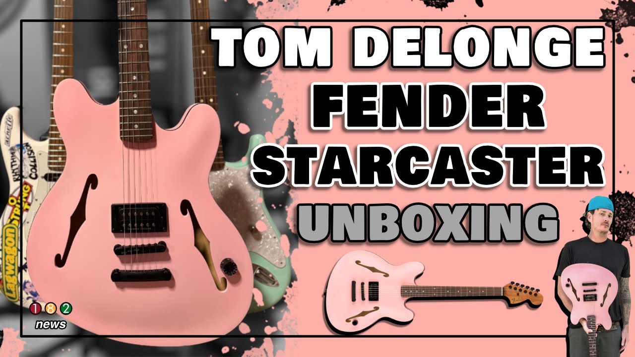 Распаковка гитары Tom DeLonge Fender Starcaster