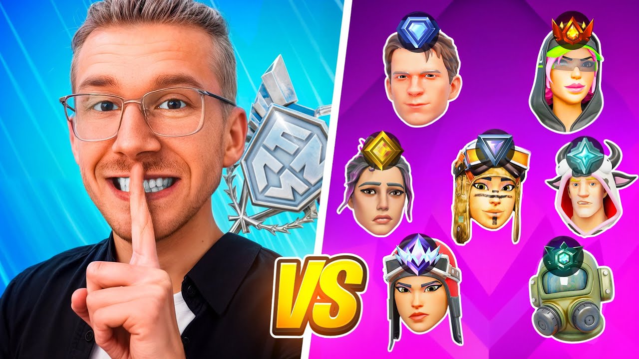 MAGICAN VS. JEDEN RANK IN FORTNITE 🏆 (mit 7 Youtubern)