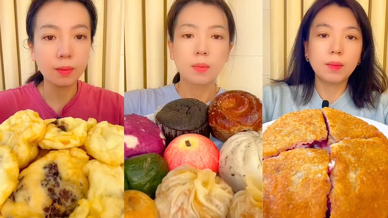 Traditional Chinese Homemade Food Eating Show | Buns Noodles & Desserts Mukbang #87