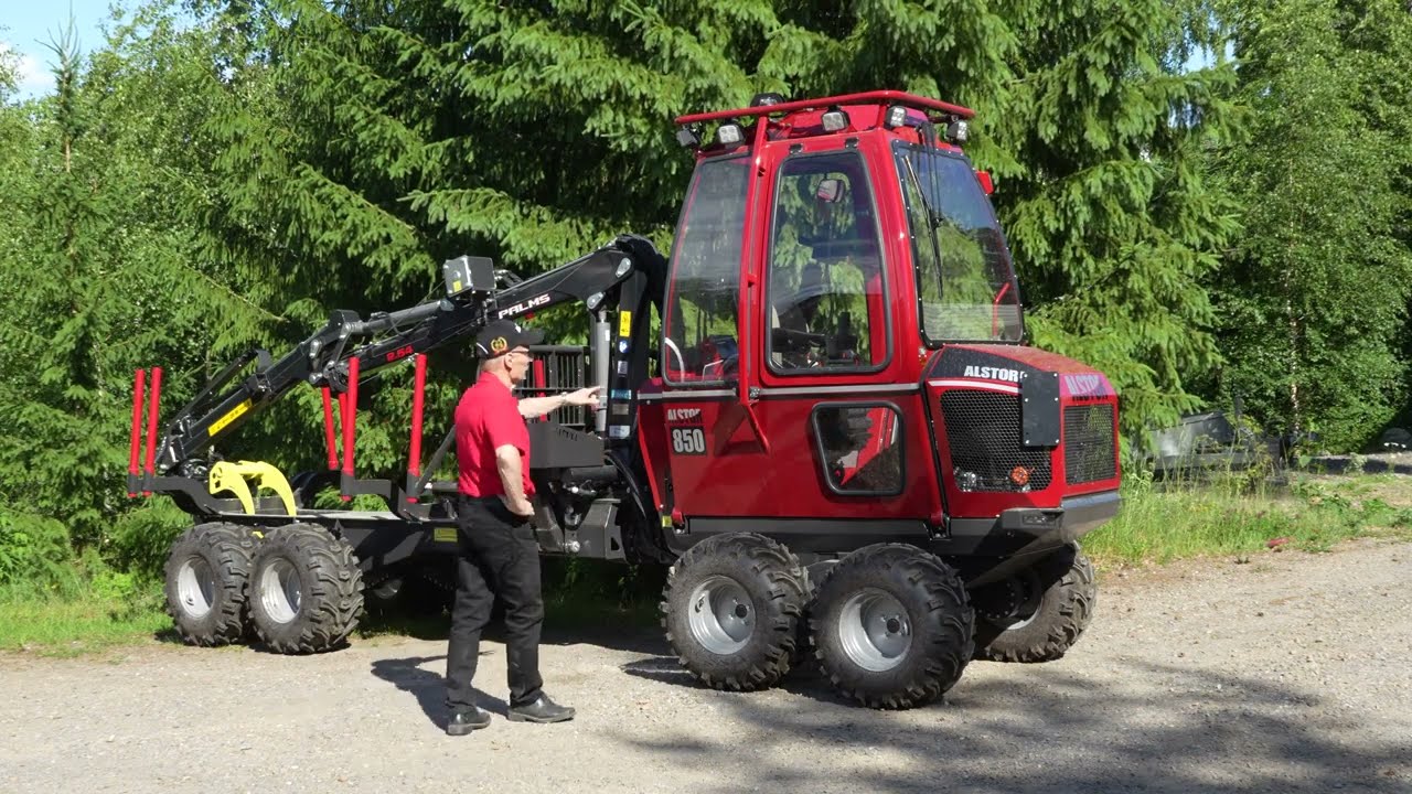 Myydään uusi Alstor 850 -pienmetsäkone  - Alstor Finland - www.alstorfinland.fi