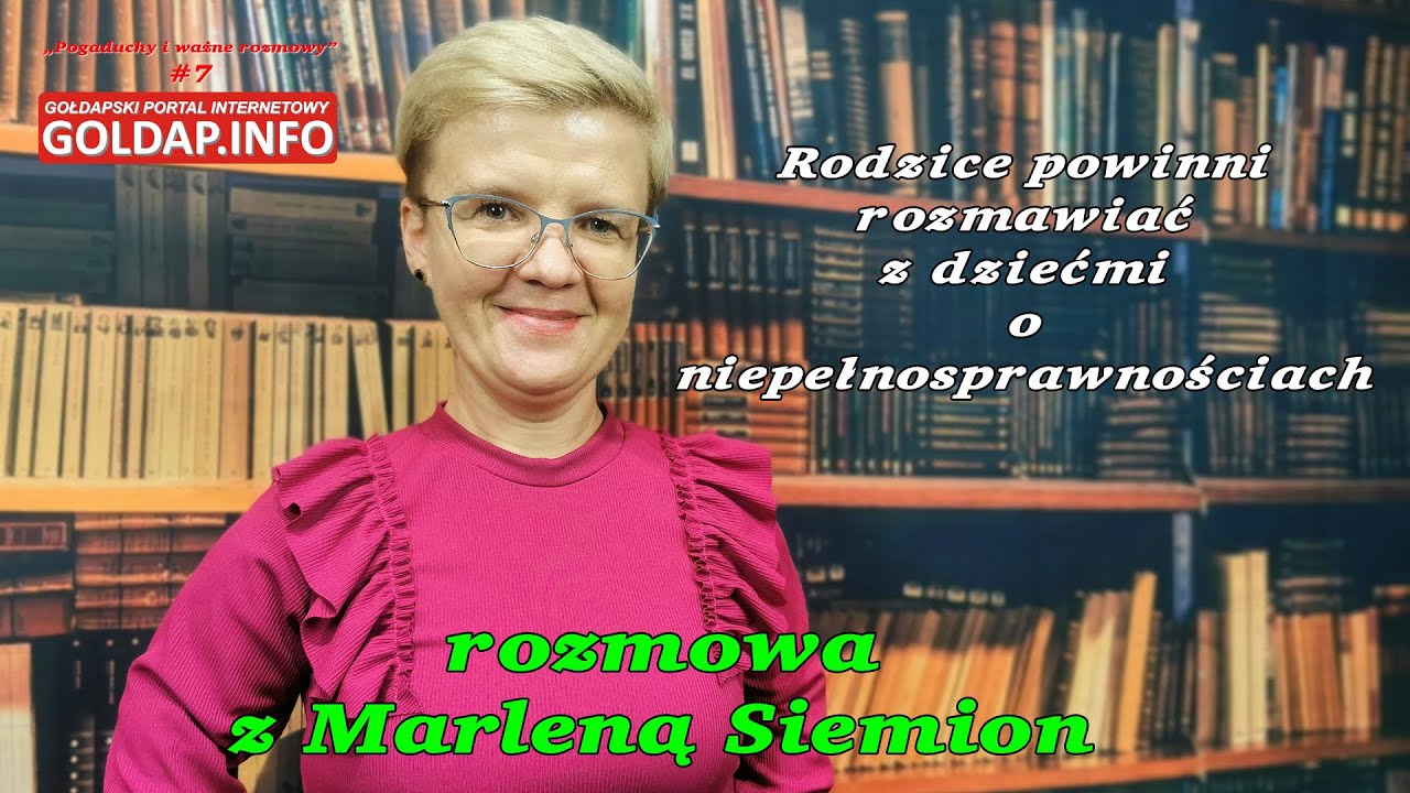 Tolerancja, zrozumienie i rozmowa zamiast hejtu i agresji - rozmowa z Marleną Siemion