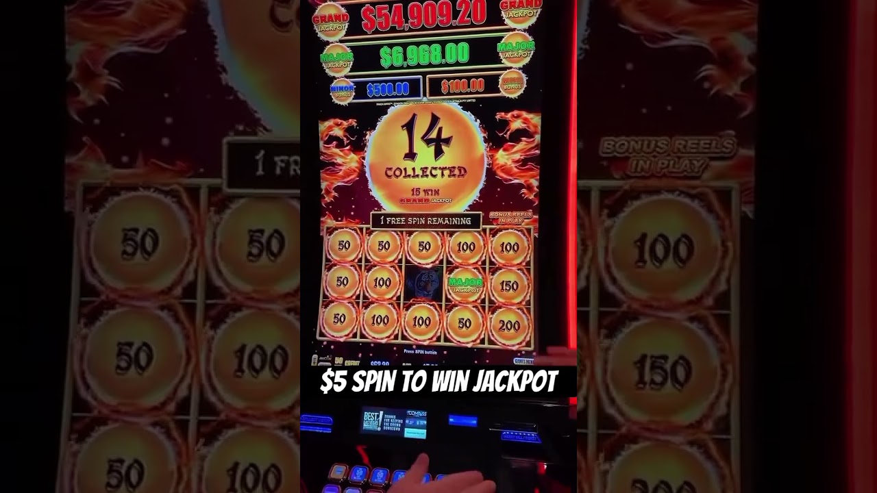 Все, что вам нужно сделать, это вращать барабан, чтобы выиграть 🔥$55 тыс. Grand Jackpot Dragon Link