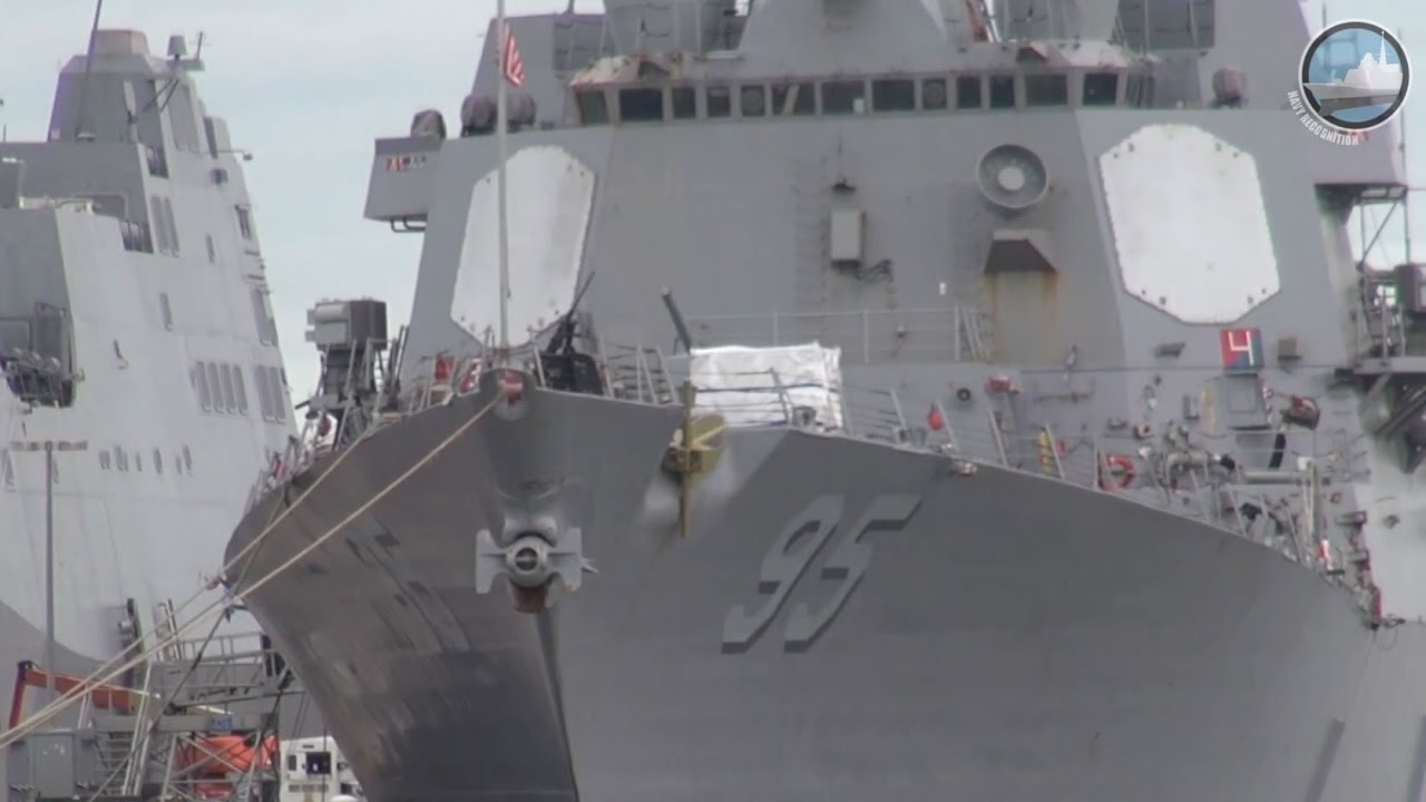 Overview of US Navy base at Naval Station Norfolk and Shipyards